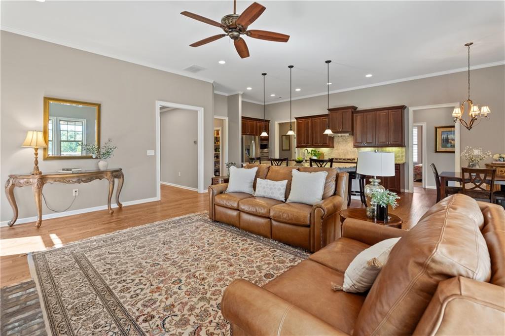 319 Laurel Lookout Hills Canton, GA 30114 - Photo 17 of 80 a living room with furniture kitchen and a table
