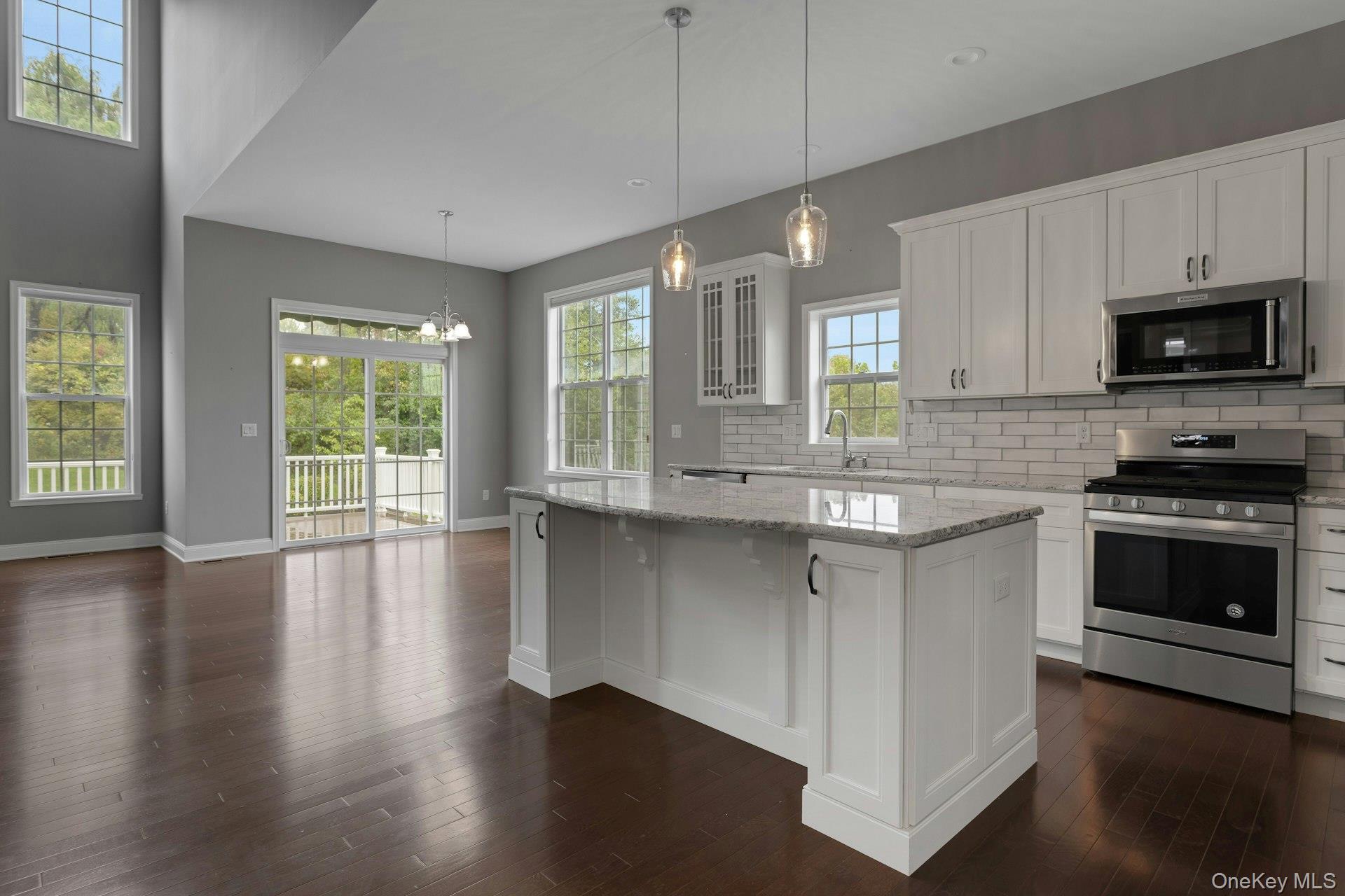 63 Farmington Road Wappingers Falls, NY 12590 - Photo 12 of 48 Center Island, Sliders In The Background From Dinette