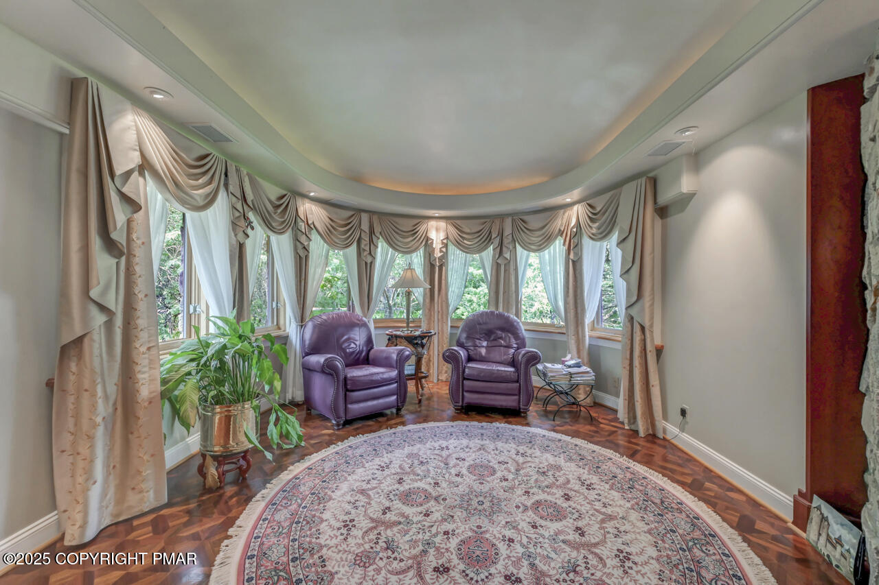 6696 Cherry Valley Road Stroudsburg, PA 18360 - Photo 50 of 97 Sitting Rm Exotic Wood Parquet Floor