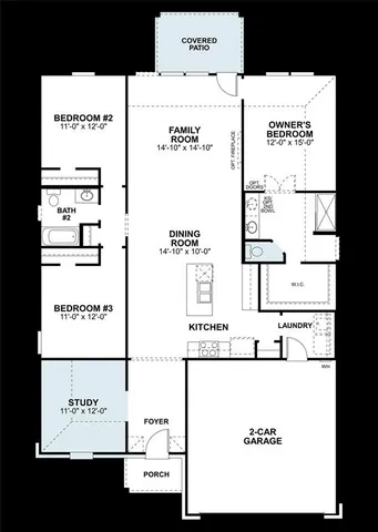 $394,990 | 1725 Shad Bush Drive, Fort Worth, TX 76131