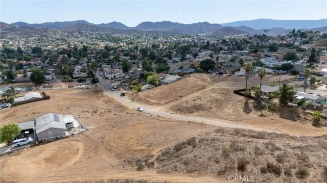 an aerial view of a forest