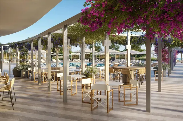 a outdoor living space with patio furniture and garden view