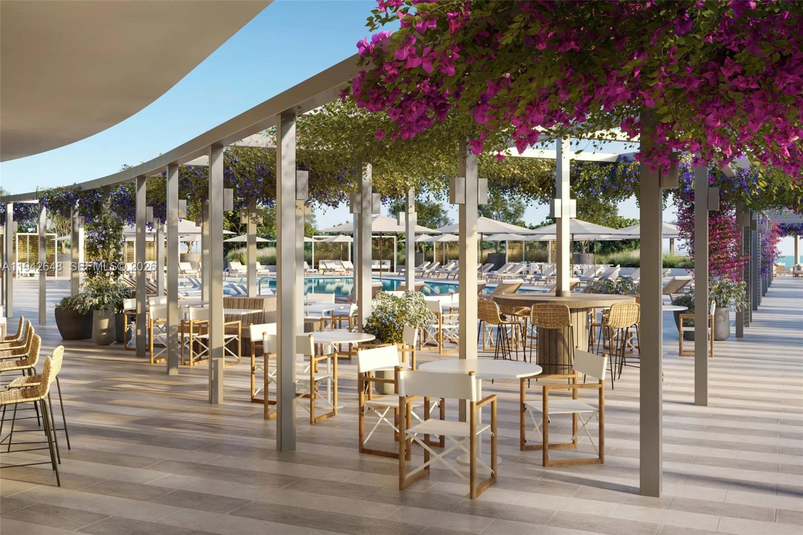 500 Alton Road, Unit 1506 Miami Beach, FL 33139 - Photo 20 of 21 a outdoor living space with patio furniture and garden view