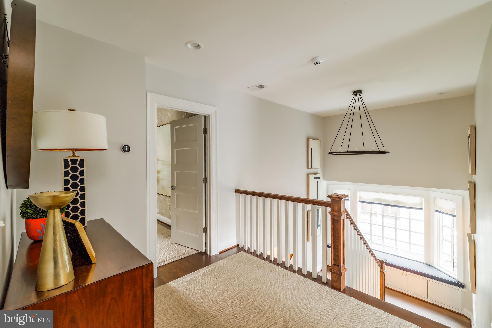 3300 Newark Street Northwest Washington, DC 20008 - Photo 23 of 50 Second Floor Landing with Window Seat