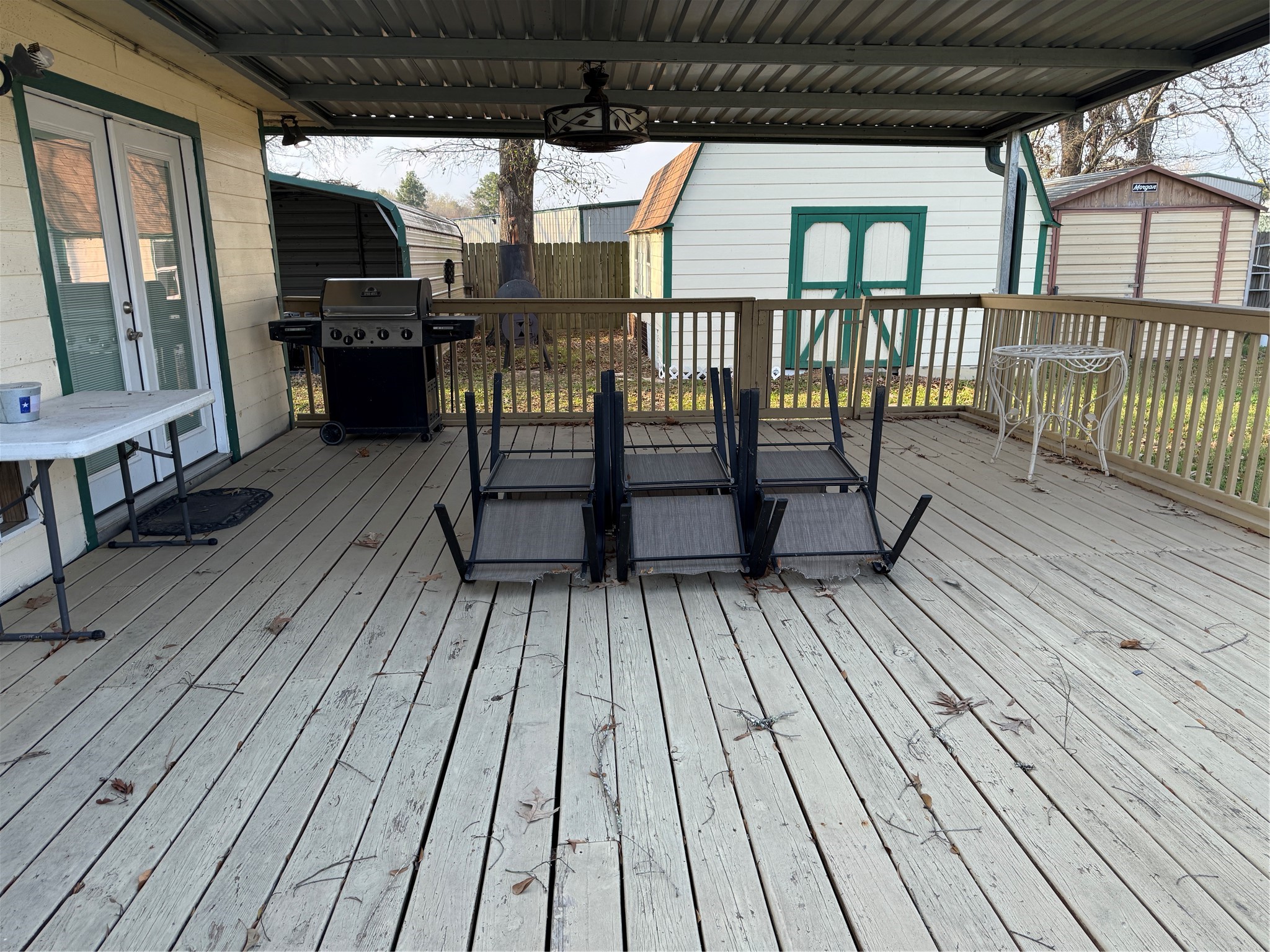 51 Oak Ridge Point Blank, TX 77364 - Photo 22 of 29 Covered deck area