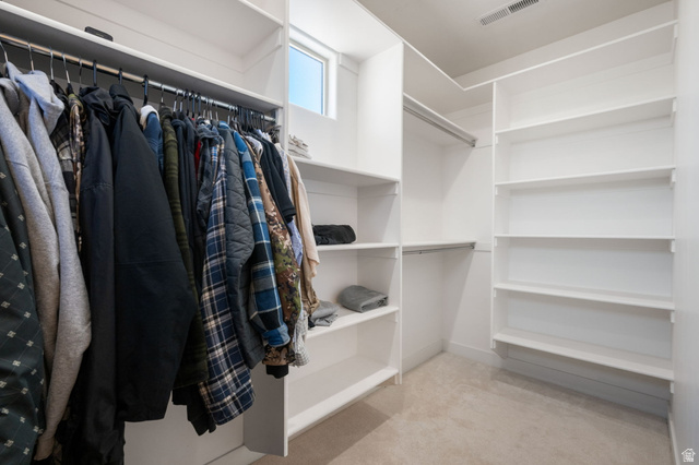 62 North Lucky 7 Road Veyo, UT 84782 - Photo 18 of 43 Walk in closet featuring light colored carpet