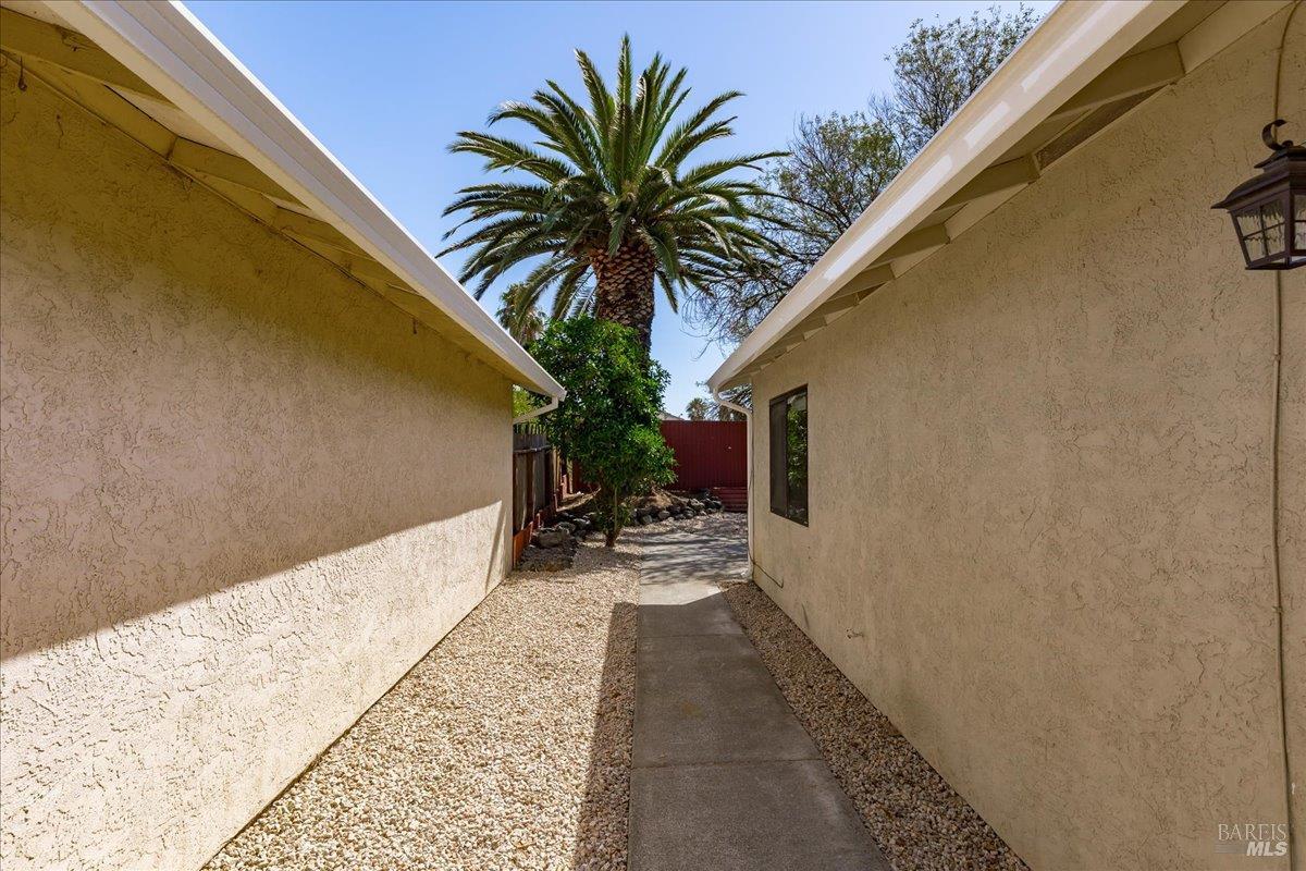987 Daniel Street Fairfield, CA 94533 - Photo 20 of 36 a view of a backyard with potted plants