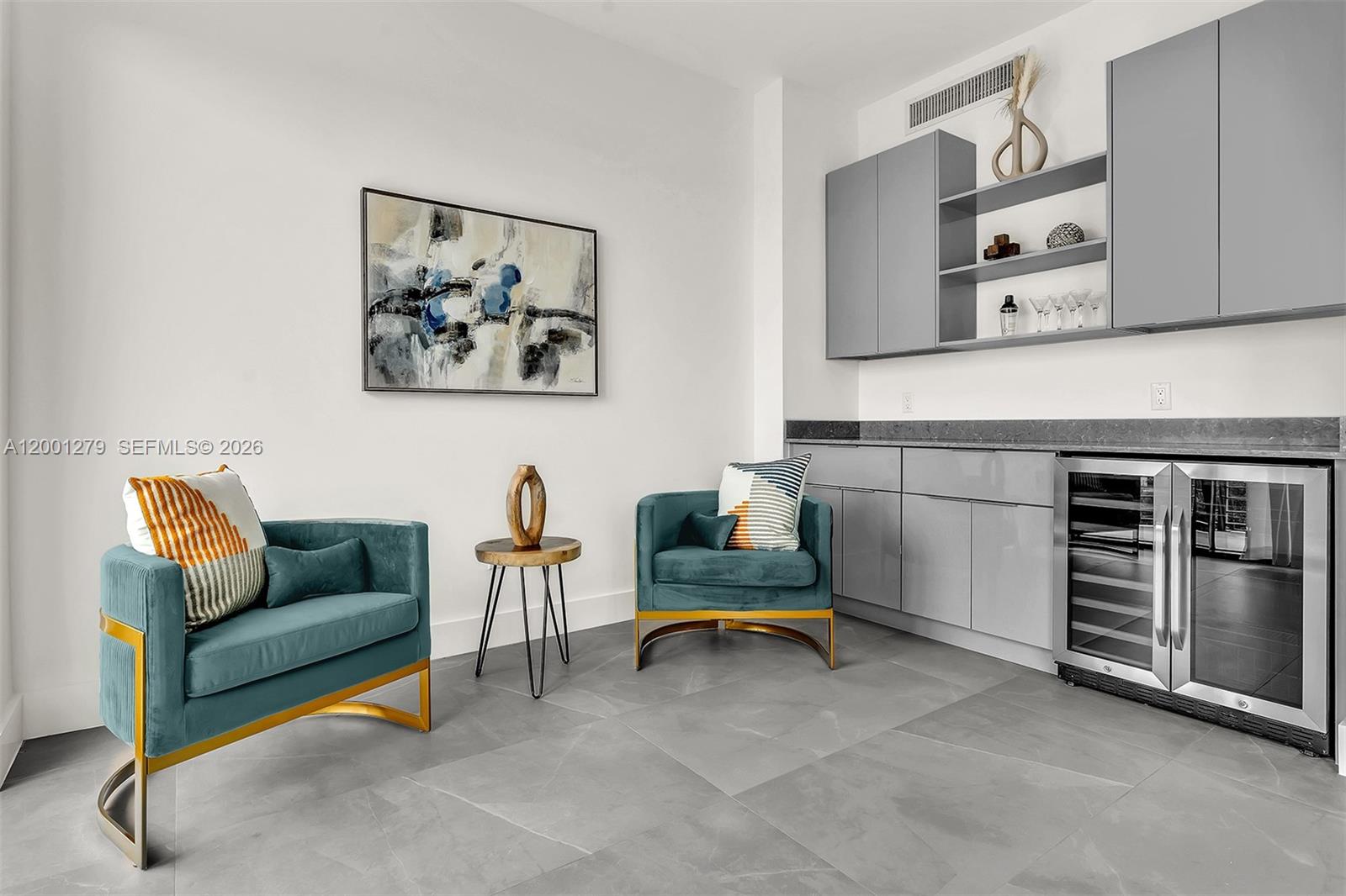 2100 Miami Road, Unit 403 Fort Lauderdale, FL 33316 - Photo 3 of 44 a living room with furniture and kitchen