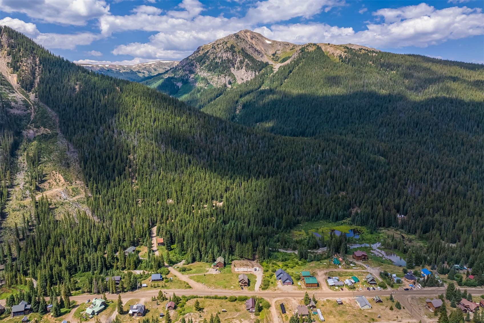 5400 Montezuma Road Montezuma, CO 80435 - Photo 6 of 30 a view of a garden with a pond