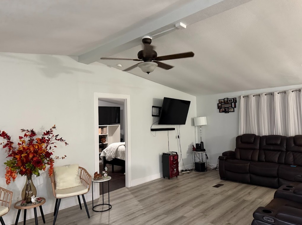 176 Pearson Road Dale, TX 78616 - Photo 29 of 39 a living room with furniture and a flat screen tv