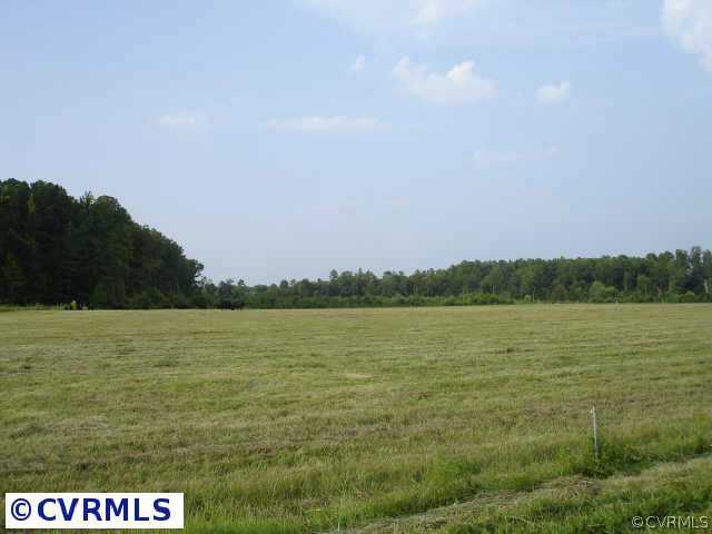 a view of a lake from a yard
