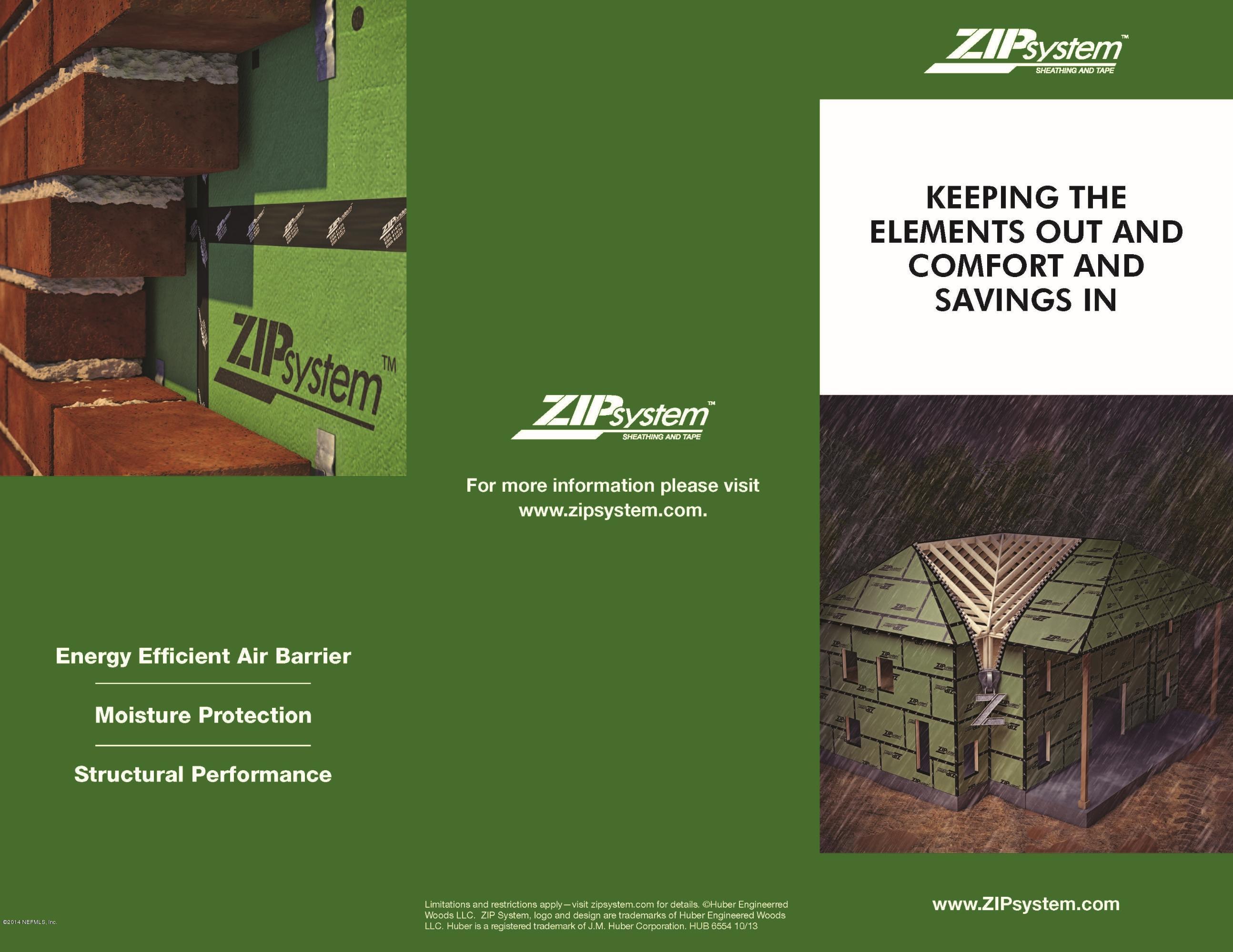 1856 Sugar Maple Road Fleming Island, FL 32003 - Photo 15 of 16 ZIPSystem-HomebuyerTrifold-2013-07_Page_