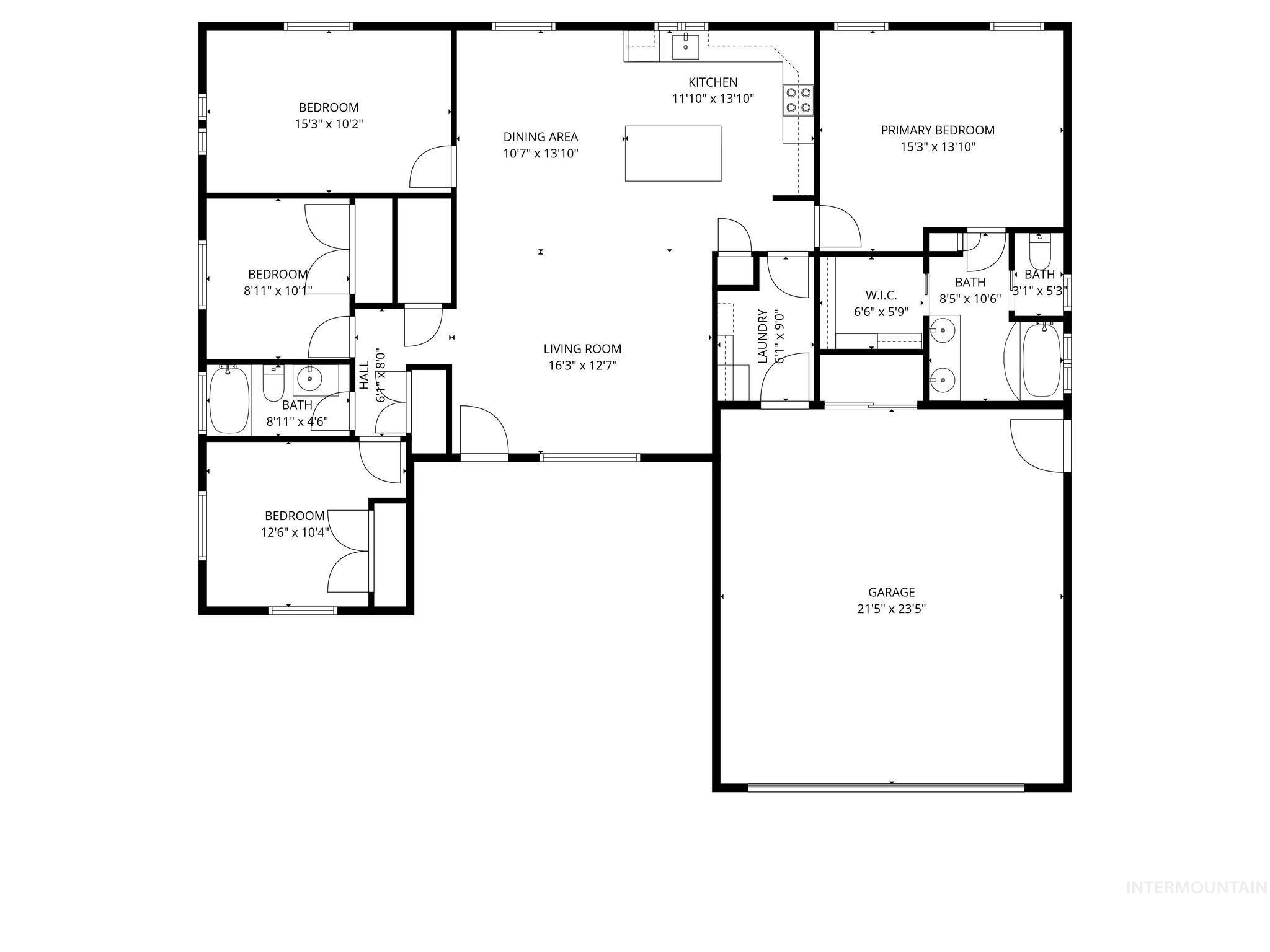 921 Adamite Road Kimberly, ID 83341 - Photo 25 of 25 View of home floor plan