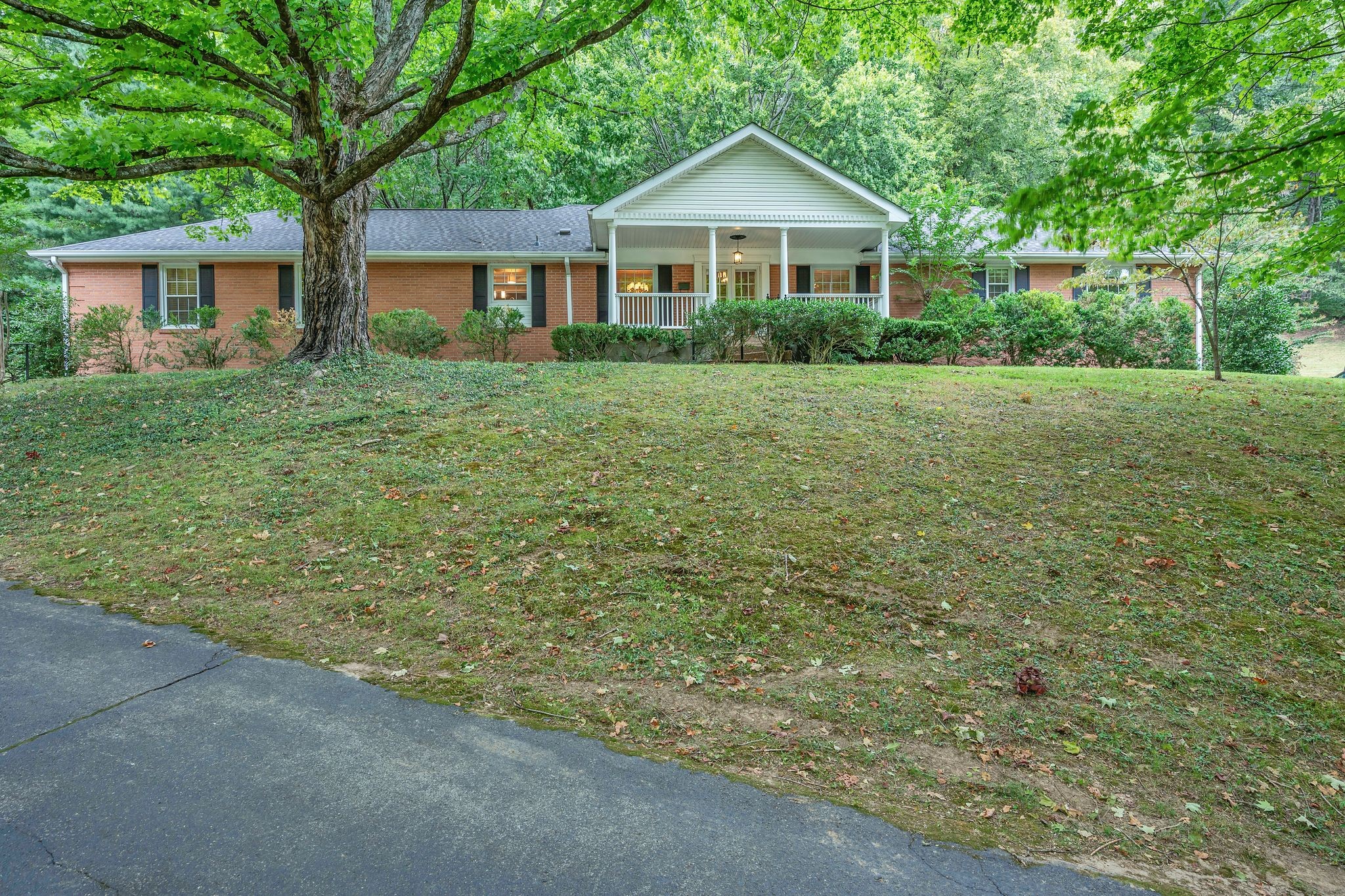6620 Ellesmere Road Nashville, TN 37205 - Photo 2 of 45 Enjoy the peaceful, park-like setting of this 2-acre property, surrounded by mature shade trees, creating a serene escape.
