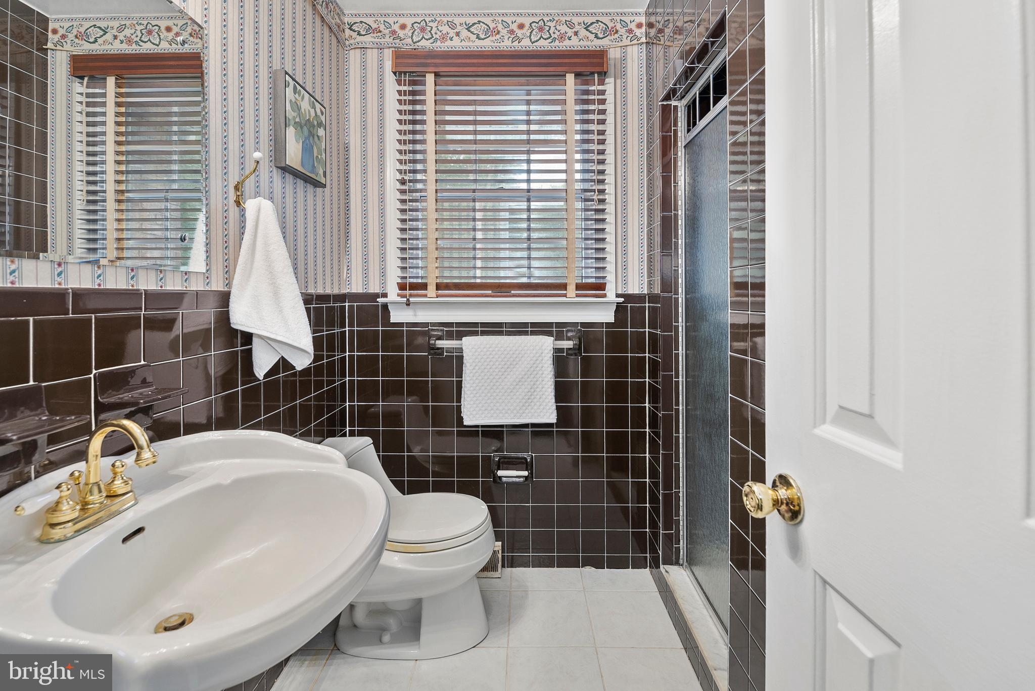 1652 Theodore Road Rising Sun, MD 21911 - Photo 17 of 19 Ceramic tile hall bath with pedestal sink
