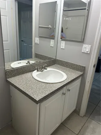 a sink and granite countertop a sink