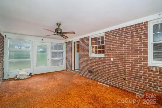5955 Reepsville Road Vale, NC 28168 - Photo 11 of 48 a view of a livingroom with a ceiling fan and window