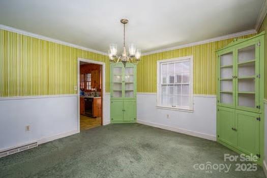 5955 Reepsville Road Vale, NC 28168 - Photo 19 of 48 en empty room with window and cabinet