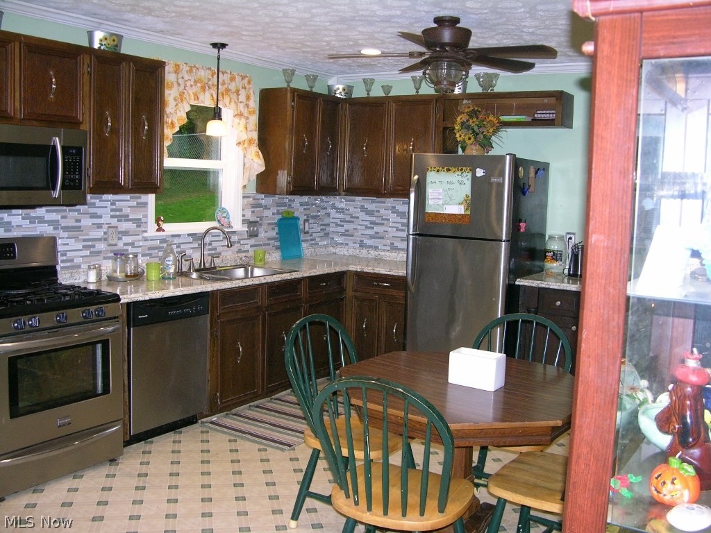 2788 Friendly Hill Road Friendly, WV 26146 - Photo 6 of 13 Updated Kitchen/Dining with New Counter Tops and Back Splash