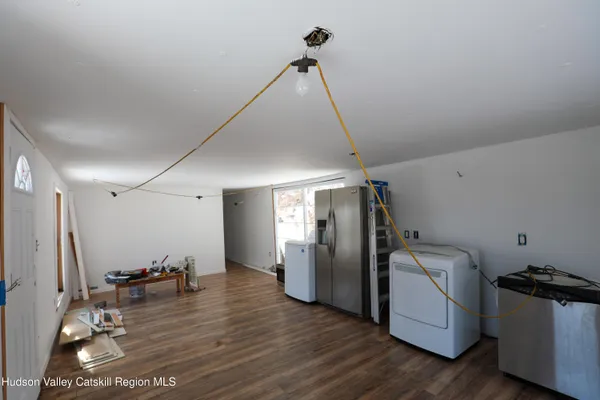 a view of a storage & utility room