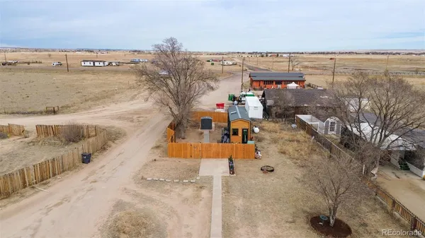 a view of a terrace with skyline