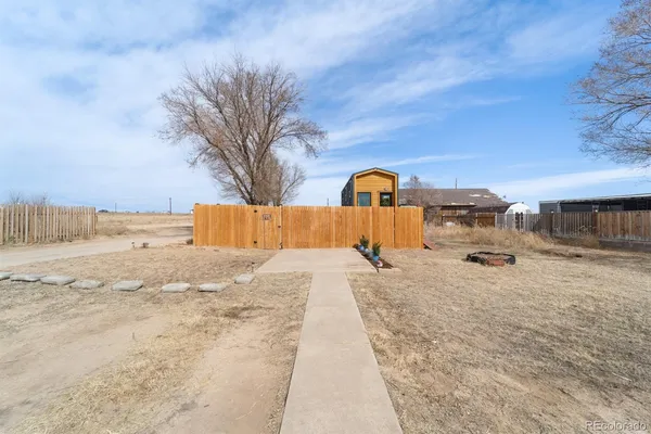 a view of a snow on the side of the road