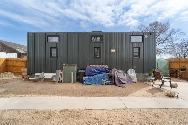 a outdoor space with furniture