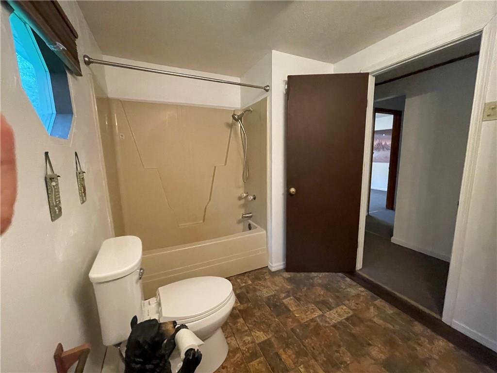 474 Iron Rock Road Waynesburg, PA 15370 - Photo 13 of 15 a bathroom with a toilet and a shower