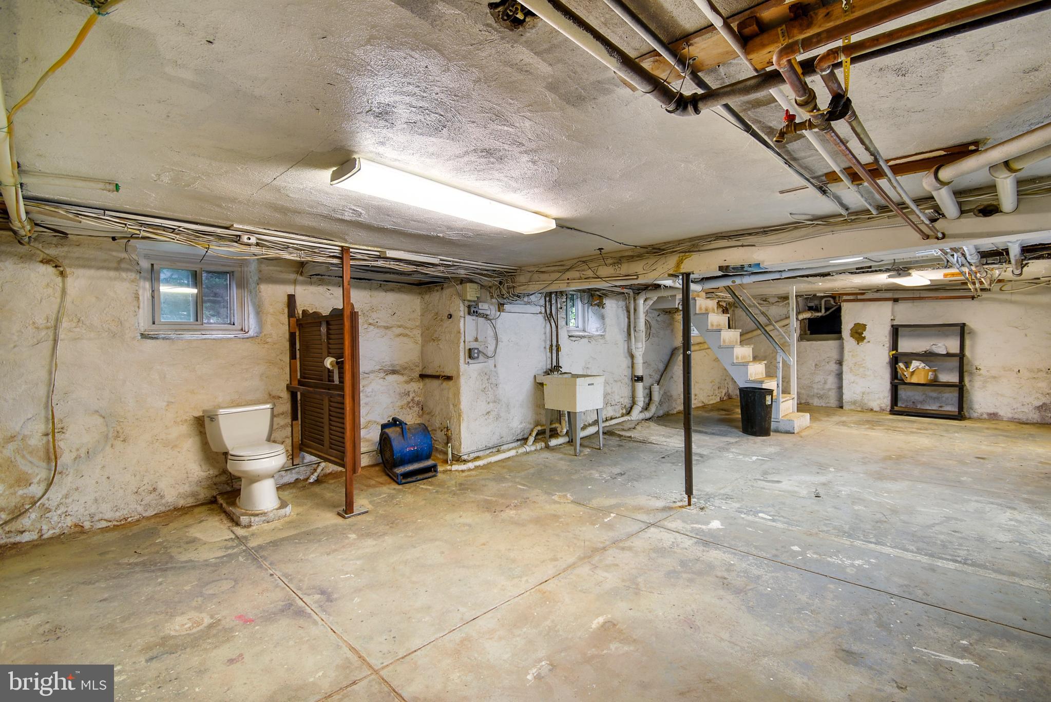 116 Sutton Road Ardmore, PA 19003 - Photo 18 of 23 Unfinished walk-out basement