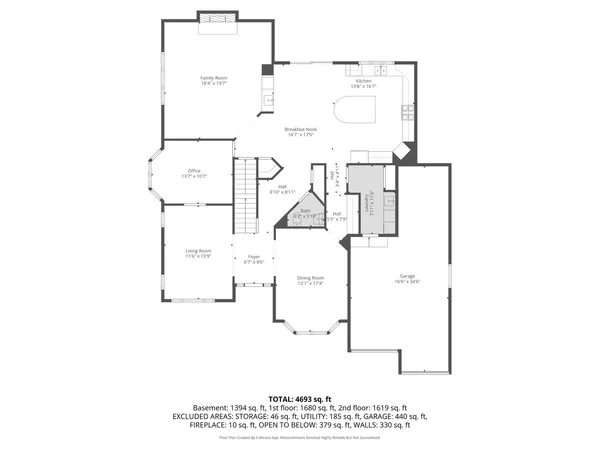 a picture of floor plan