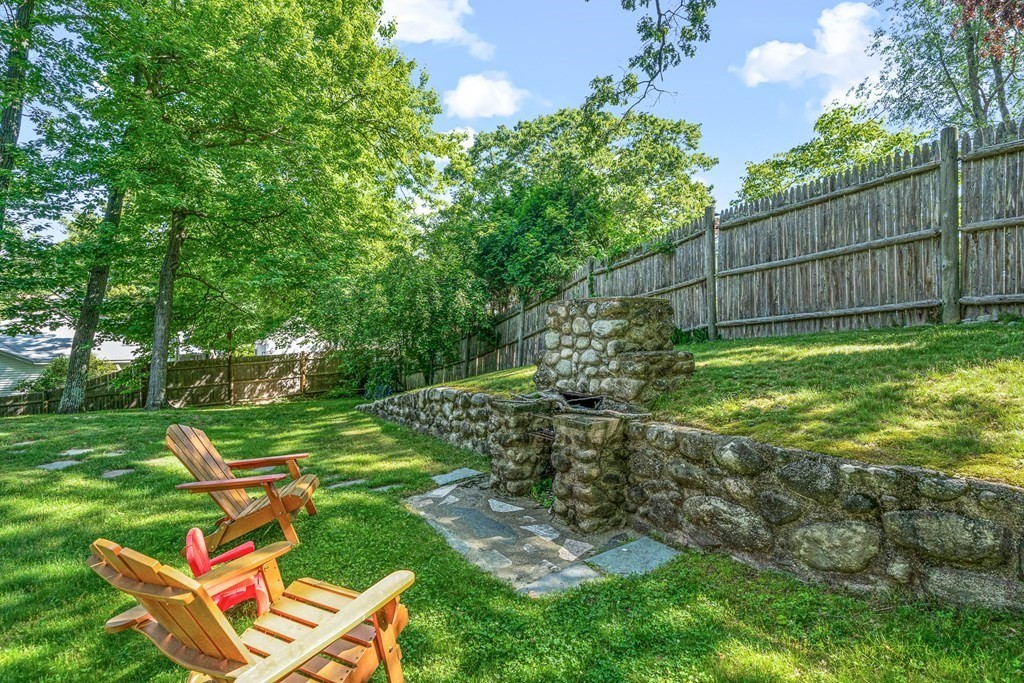 10 Winslow Road Natick, MA 01760 - Photo 18 of 20 a backyard of a house with lots of green space
