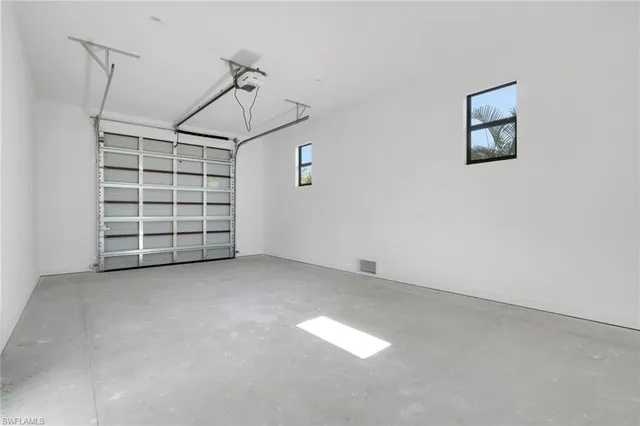 an empty room with a empty space