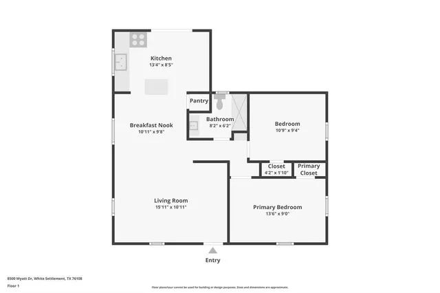 $185,000 | 8500 Wyatt Drive, White Settlement, TX 76108