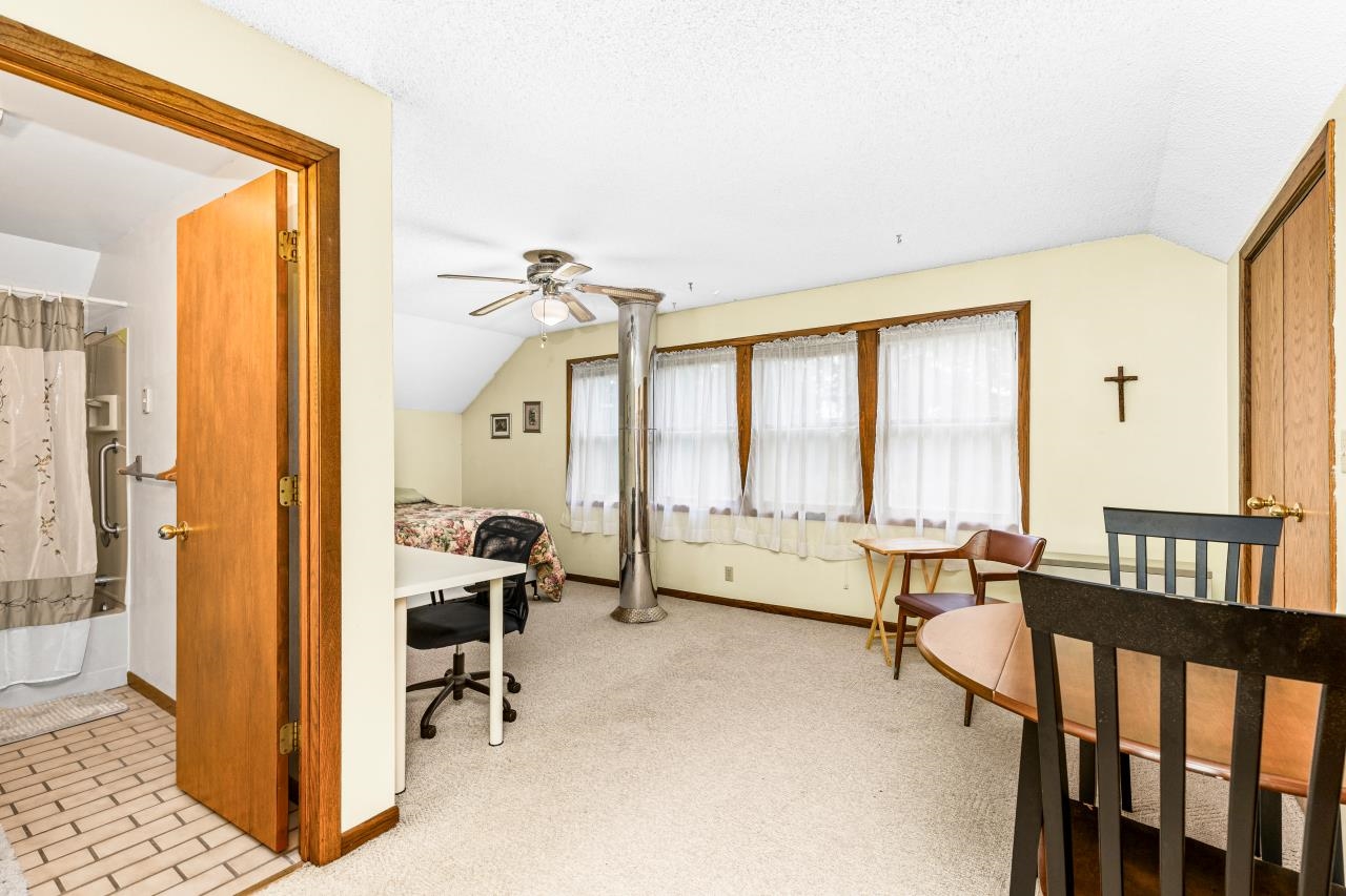 3723 Birchwood Road Kettle River, MN 55757 - Photo 41 of 48 Home office with lofted ceiling and light carpet