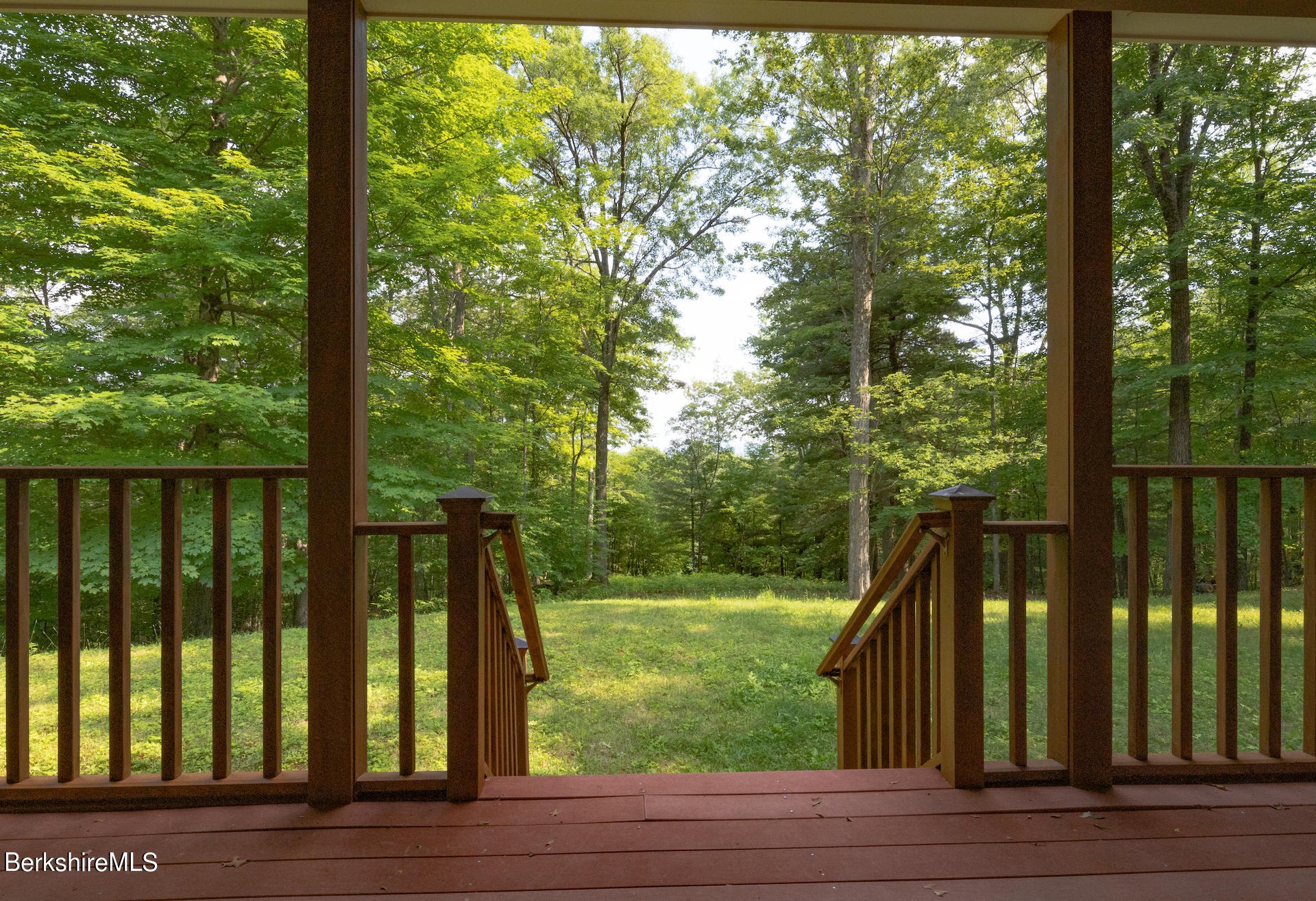 6 Oxbow Road Egremont, MA 01230 - Photo 7 of 42 a view of backyard from deck