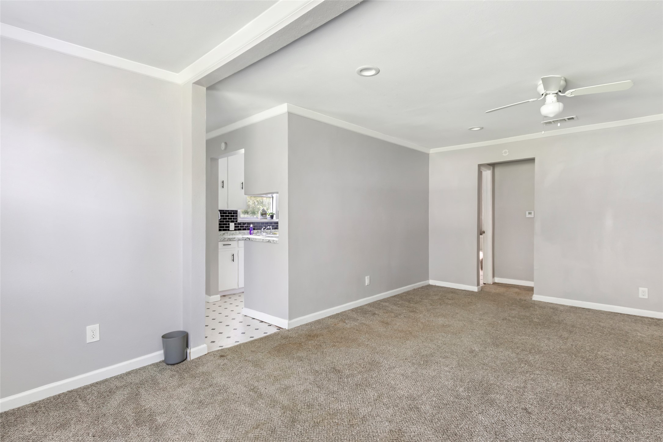 26864 Morgan Cemetery Road Cleveland, TX 77328 - Photo 13 of 26 a view of an empty room with chandelier fan
