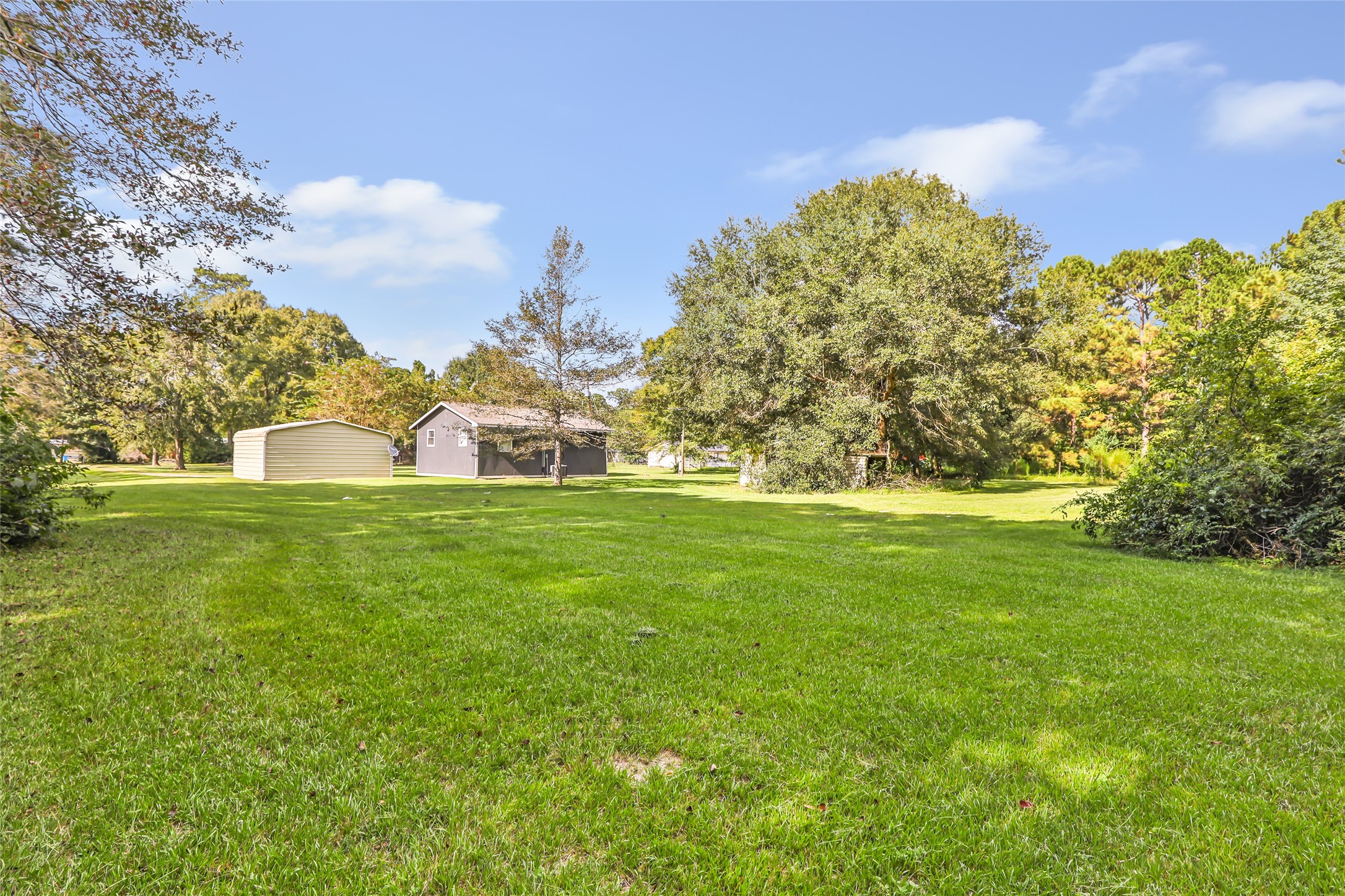 26864 Morgan Cemetery Road Cleveland, TX 77328 - Photo 5 of 26 a view of house with garden space and trees