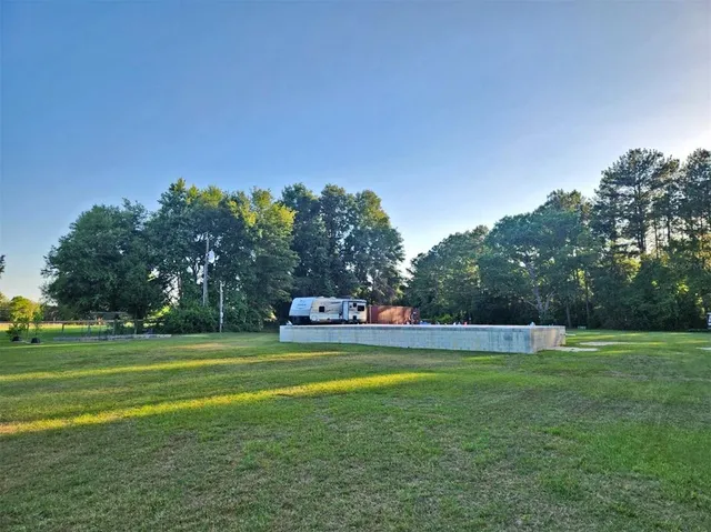 a view of a volley ball court