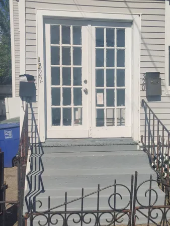 a view of front door