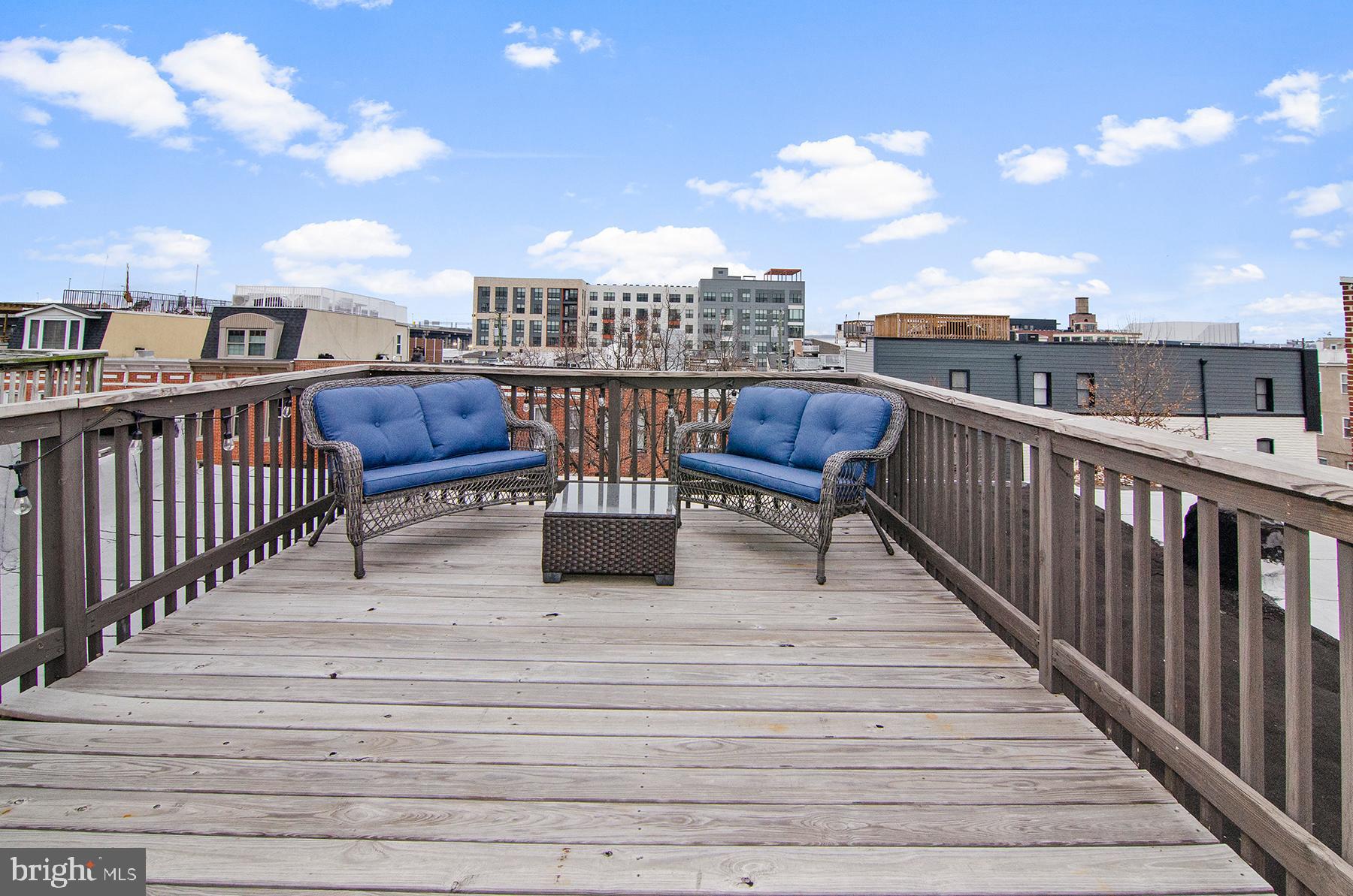 1815 South Charles Street Baltimore, MD 21230 - Photo 25 of 27 a view of roof deck with patio