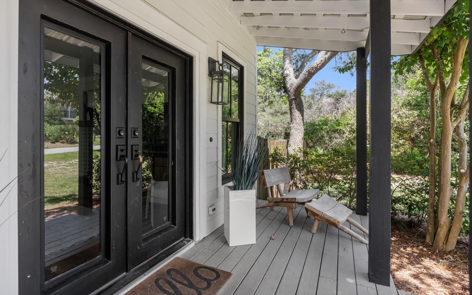 111 Crescent Road Santa Rosa Beach, FL 32459 - Photo 66 of 70 a view of a balcony with wooden floor and outdoor space