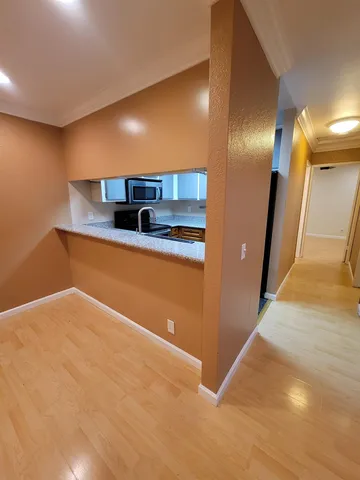 a view of an empty room