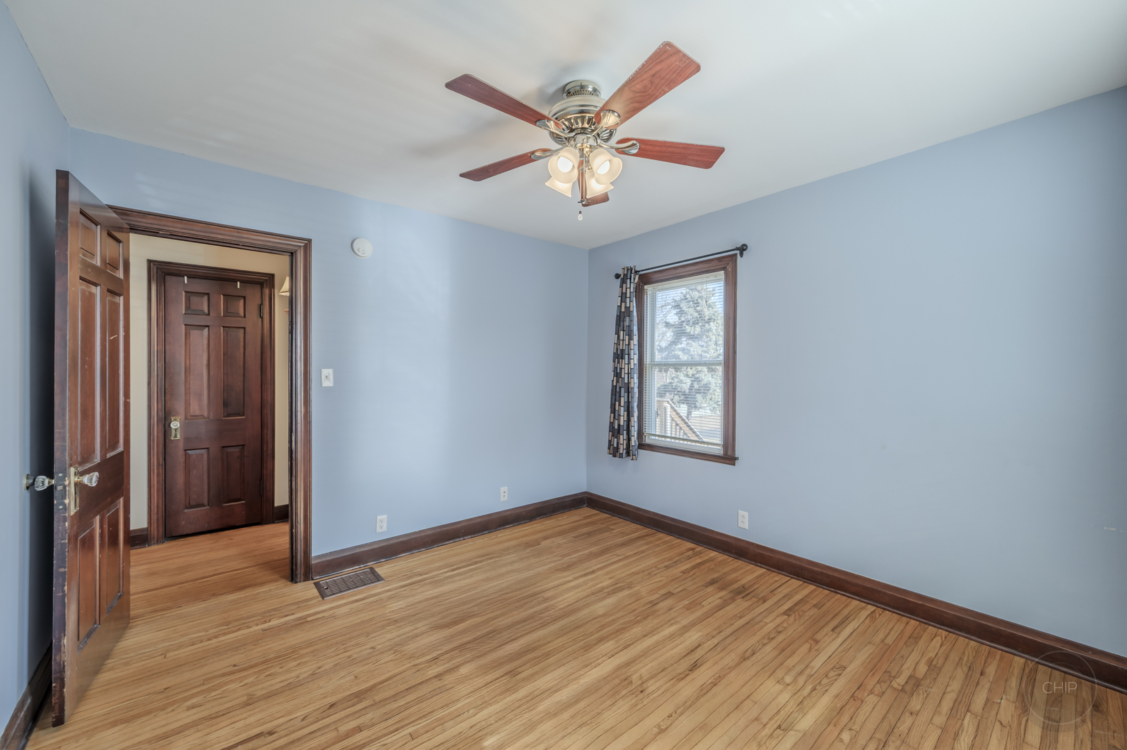 2240 State Rte 31 Oswego, IL 60543 - Photo 21 of 54 an empty room with wooden floor closet and windows