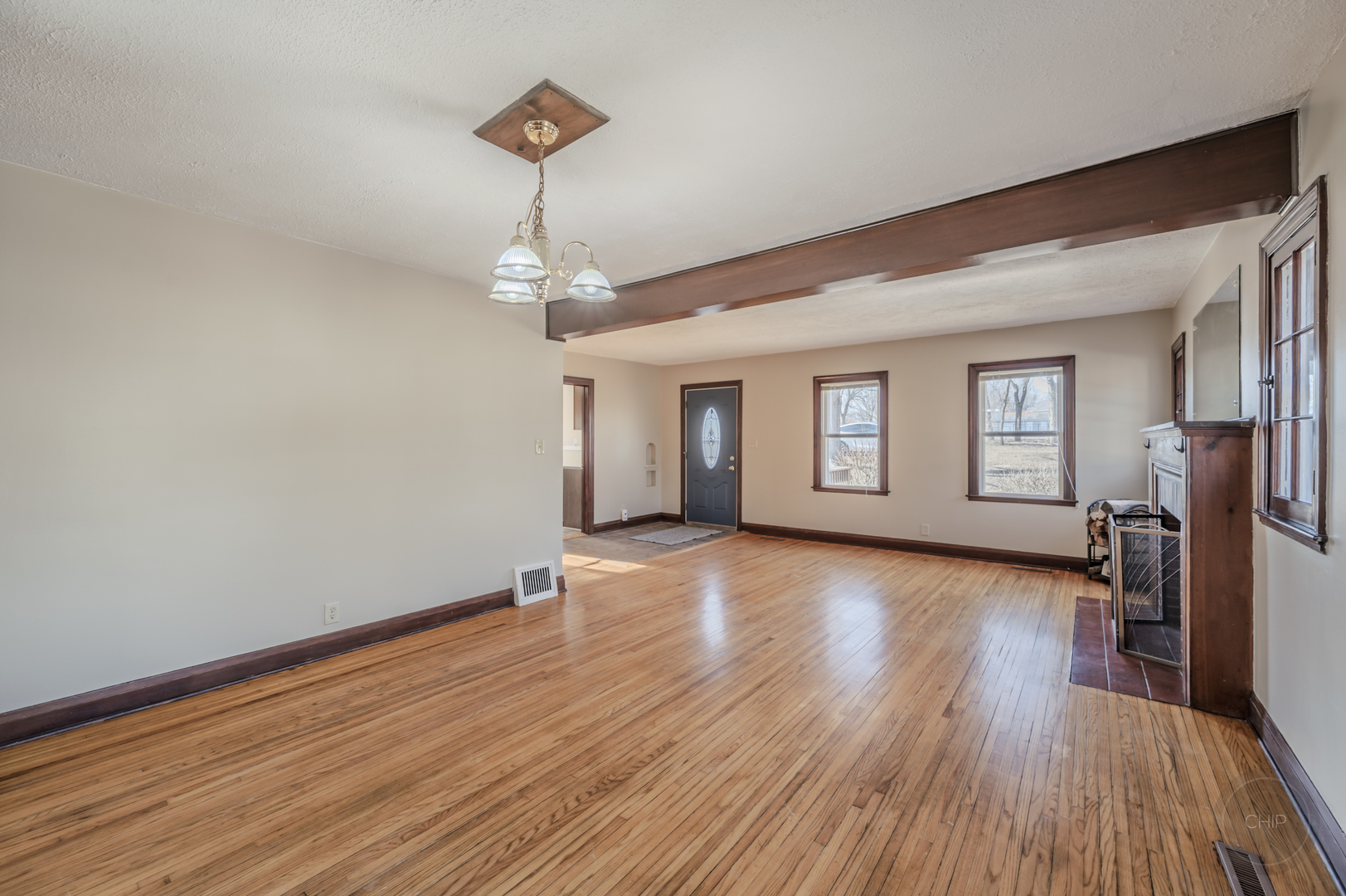 2240 State Rte 31 Oswego, IL 60543 - Photo 10 of 54 a view of livingroom with hardwood floor and window