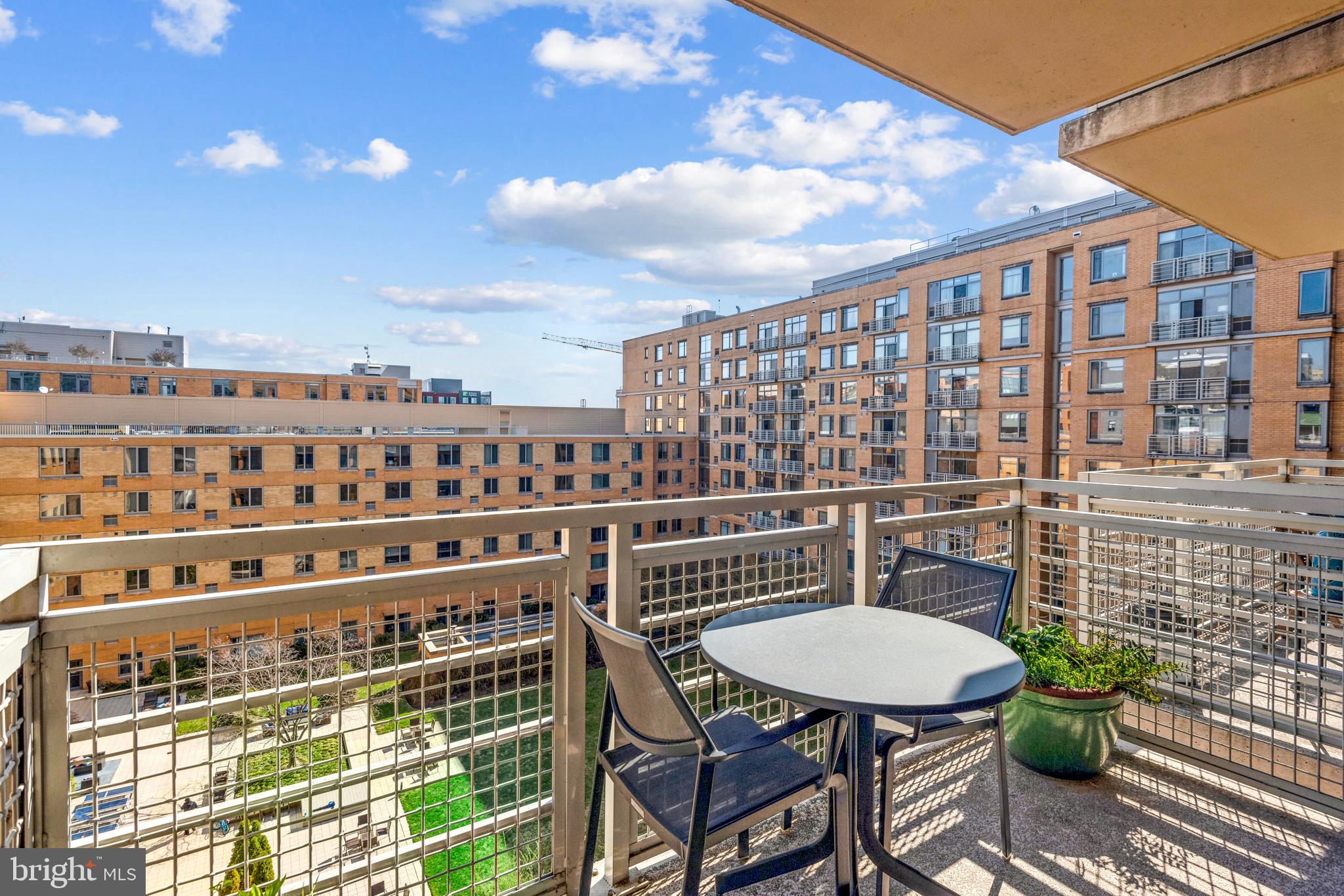 475 K Street Northwest, Unit 908 Washington, DC 20001 - Photo 16 of 31 Balcony accessible from Bedroom #2