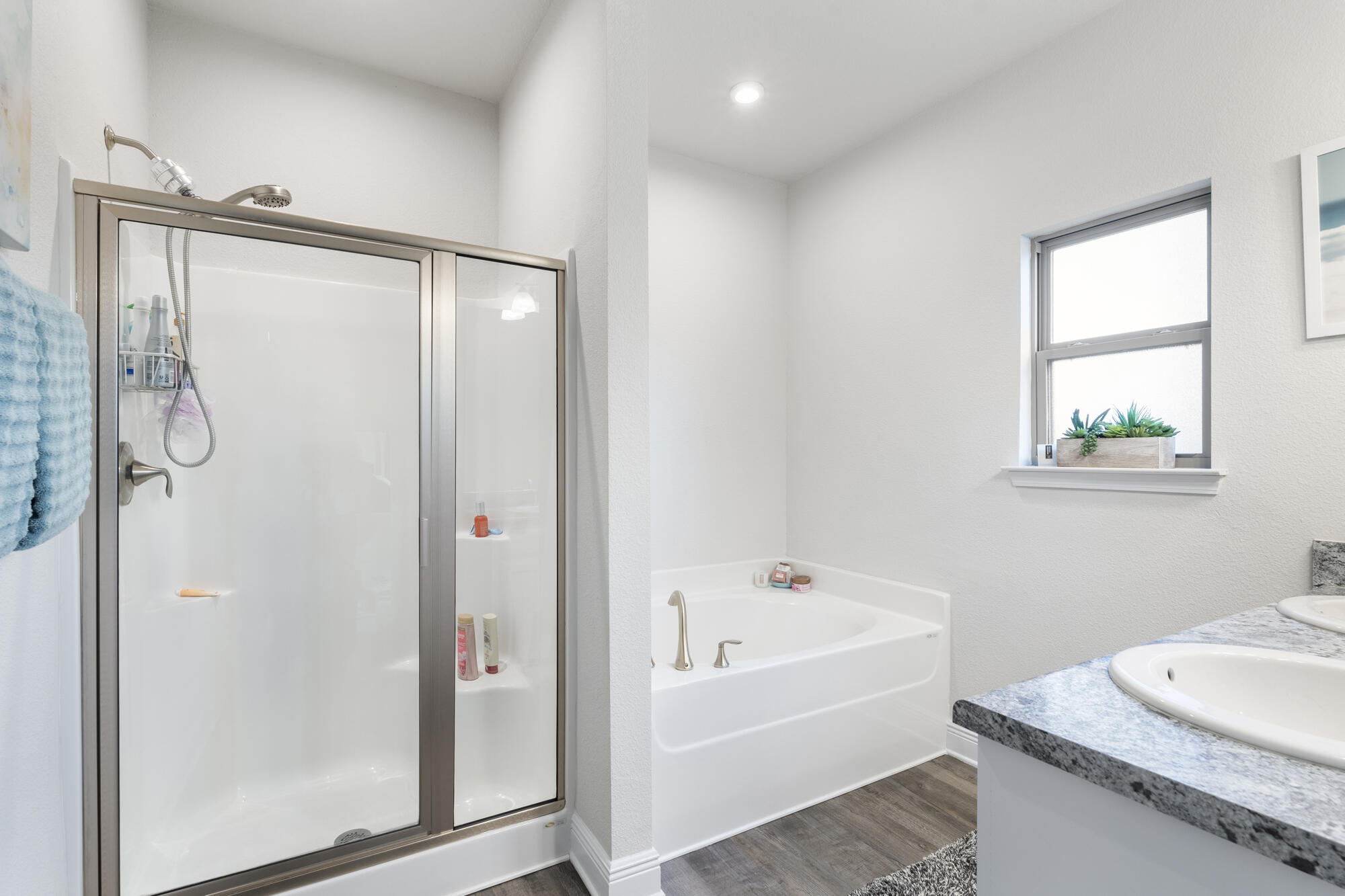 113 Ridgeway Circle Crestview, FL 32536 - Photo 25 of 54 a white bath tub sitting next to a white sink and a mirror