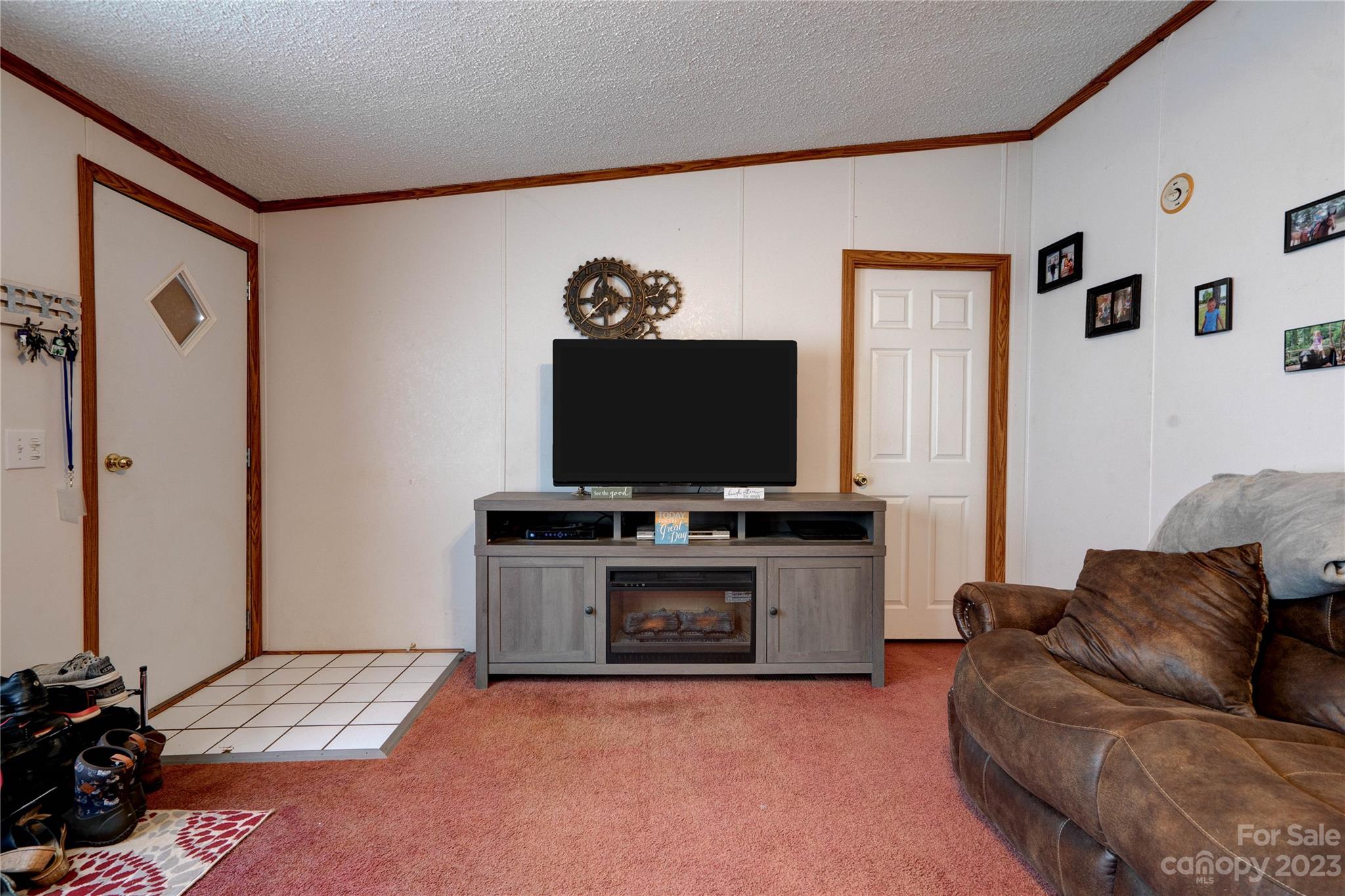 389 Shires Road Ellenboro, NC 28040 - Photo 10 of 30 a living room with furniture and a flat screen tv