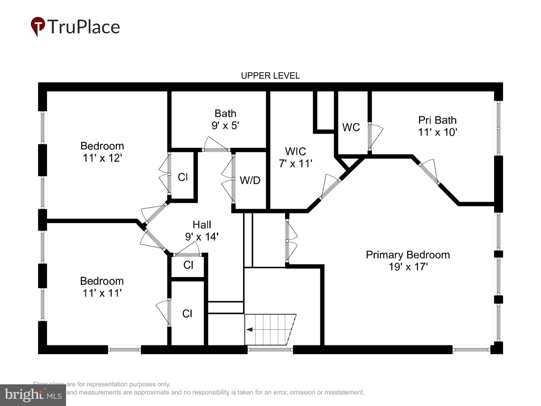 41935 Cinnabar Square Aldie, VA 20105 - Photo 38 of 39 Upper Level Floor Plan