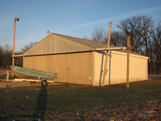 3065 South Gorman Road Gardner, IL 60424 - Photo 3 of 25 a blue and white photo of a house