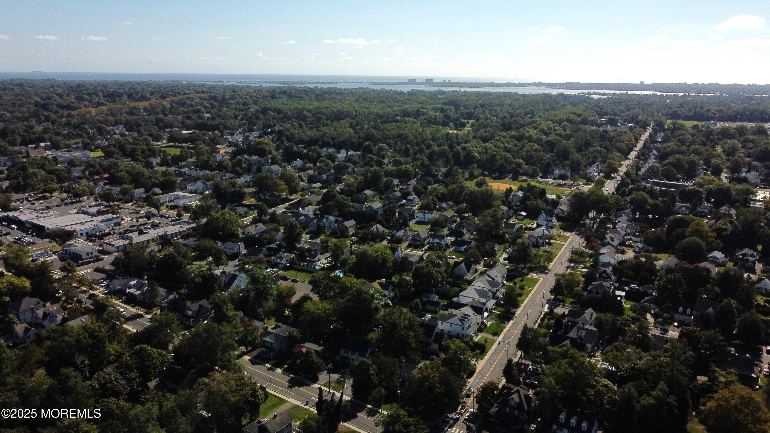 514-516 River Road Fair Haven, NJ 07704 - Photo 48 of 49 an aerial view of house with yard and mountain view in back